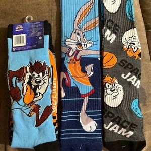 4 pairs of Space Jam Socks